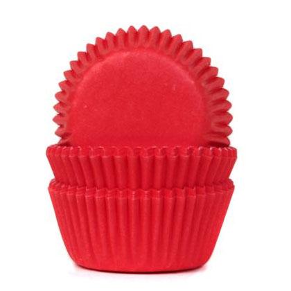 House of Marie Mini Baking cups Red Velvet pak 60 stuks.