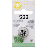 Wilton Decorating Tip #233 Multi-open Carded