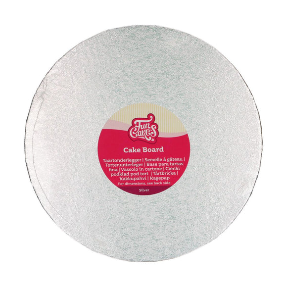 FunCakes Board Rond Ø25 cm Zilver