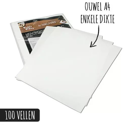 Ouwelpapier A4-formaat (100 vellen)