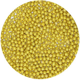 FunCakes Sugar Pearls Medium Yellow Gold 80g