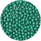 FunCakes Crispy Choco Pearls Metallic Green 60g