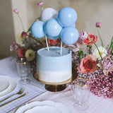 PartyDeco Ballon-Cake Topper Kit 29cm Blauw
