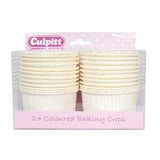 Culpitt Cupcake Vormpjes Wit/Ivoor 60mm 24st.