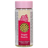 FunCakes Sugar Pearls Medium Yellow Gold 80g