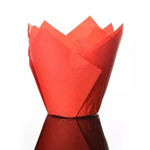 Culpitt baking cups tulp rood 85 mm (50 stuks)