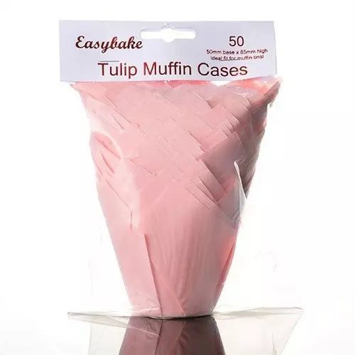 Culpitt baking cups tulp roze 85 mm (50 stuks)