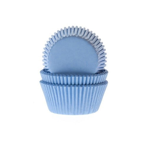House of Marie Baking Cups Sky Blue 50 stuks.