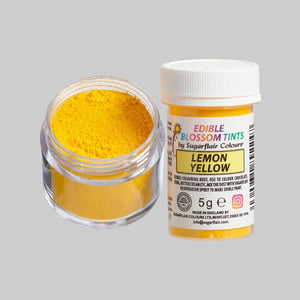 Sugarflair Blossom Tint Dust Lemon Yellow 5g