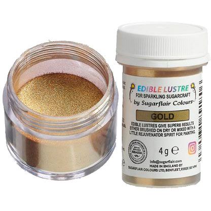 Sugarflair Edible Lustre Gold, 4g