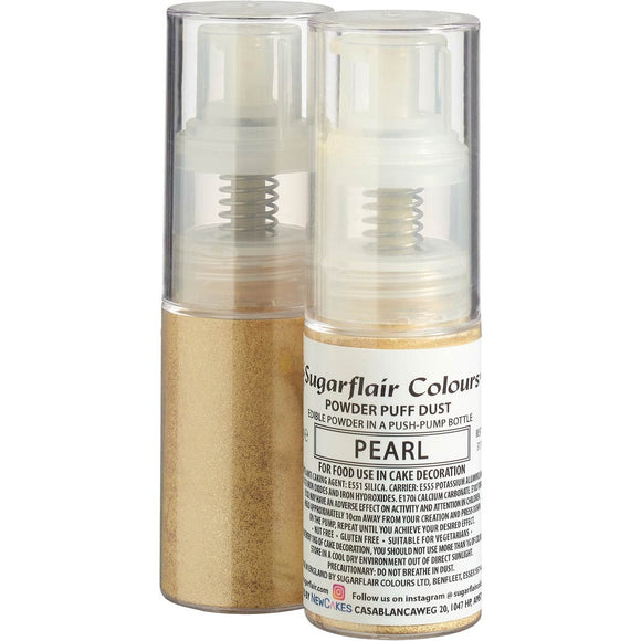 Sugarflair Pump Spray Powder Puff Dust Parel