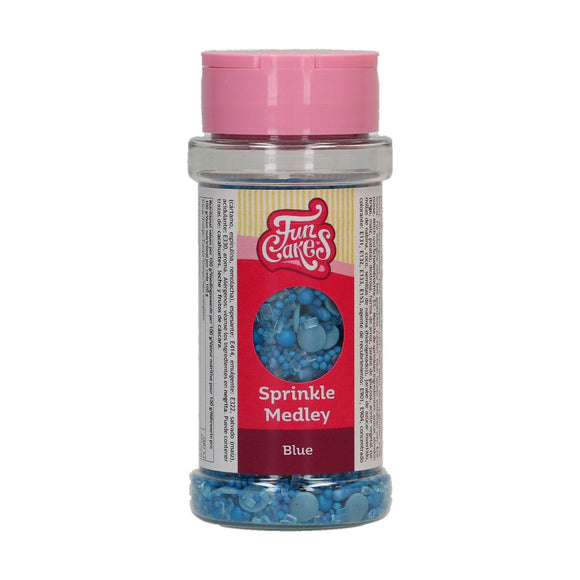 FunCakes Sprinkle Medley Blauw 70g