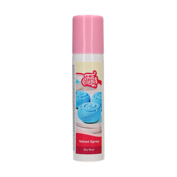 FunCakes Fluwelen Spray Hemelsblauw 100 ml