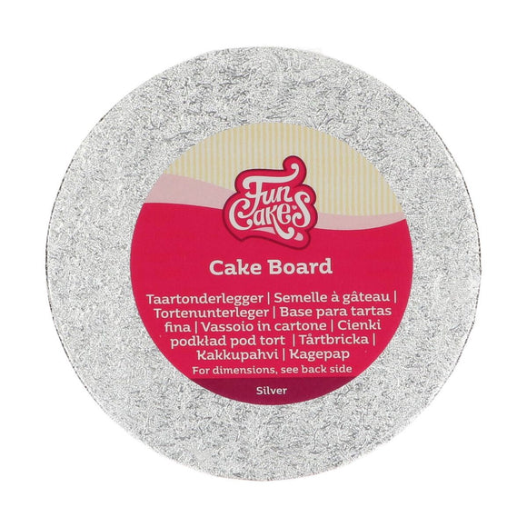 FunCakes Cake Board Rond Ø15 cm Zilver