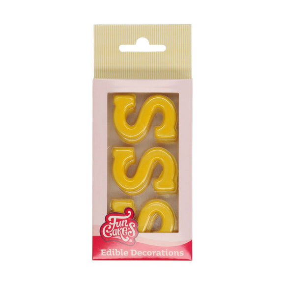 FunCakes Choco Decoraties Letter S pk/12