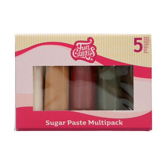FunCakes Rolfondant Multipack Sparkling Palette 5x100g