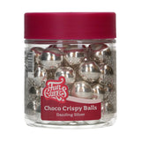 FunCakes Choco Crispy Ballen Metallic Zilver