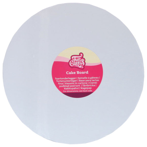 FunCakes Cake Board Rond Wit Ø 30 cm