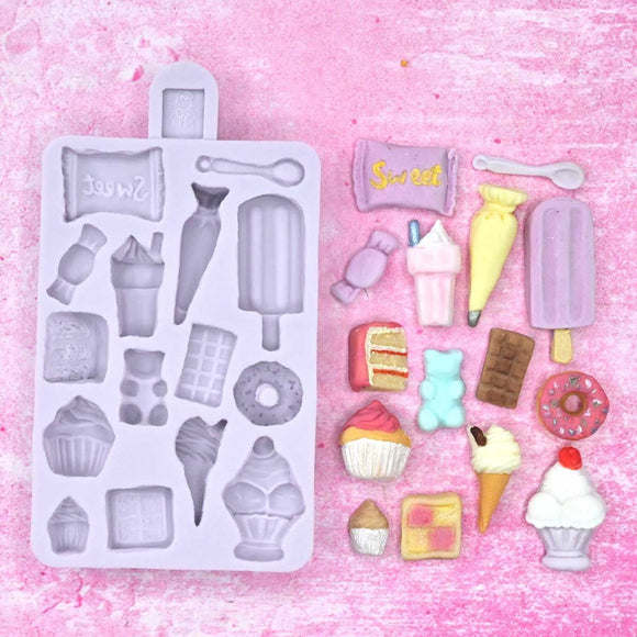 Karen Davies Siliconen Mal Miniatuur Snoepgoed