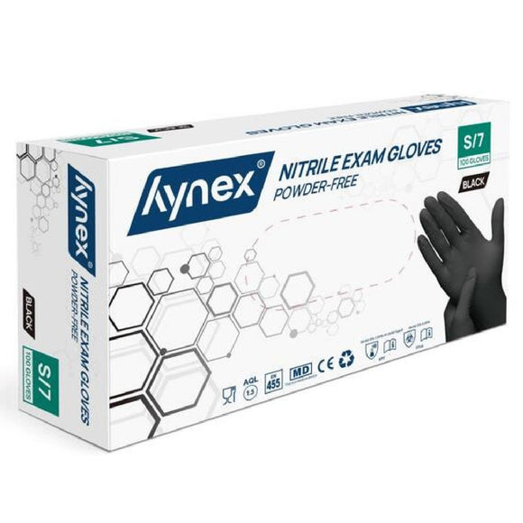 Nitril Handschoenen (Wegwerp) Zwart 100st. Maat S