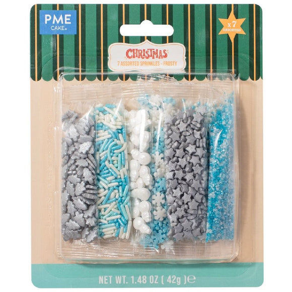 PME Kerst Sprinkle Mix Frosty Set/7