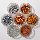 PME Kerst Sprinkle Mix Metallic Set/7