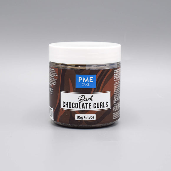 PME Belgian Chocolate Curls Dark 85g