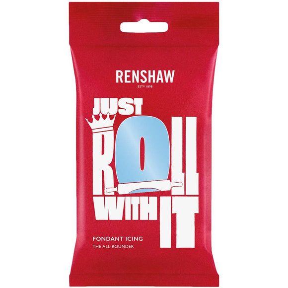 Renshaw Fondant Icing Baby Blauw 250g