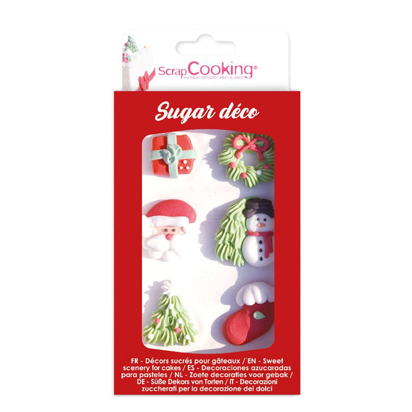 ScrapCooking Sugar Decorations Christmas pk/6