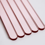 Simply Making Cakesicle Sticks pk/10  Glanzend Rosé Goud 76 mm