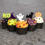 Sweet Stamp (Cupcake) Topper Vleermuis 6st.