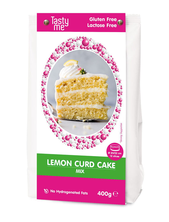 Tasty Me Lemon curd cake mix 400g Glutenvrij / Lactosevrij