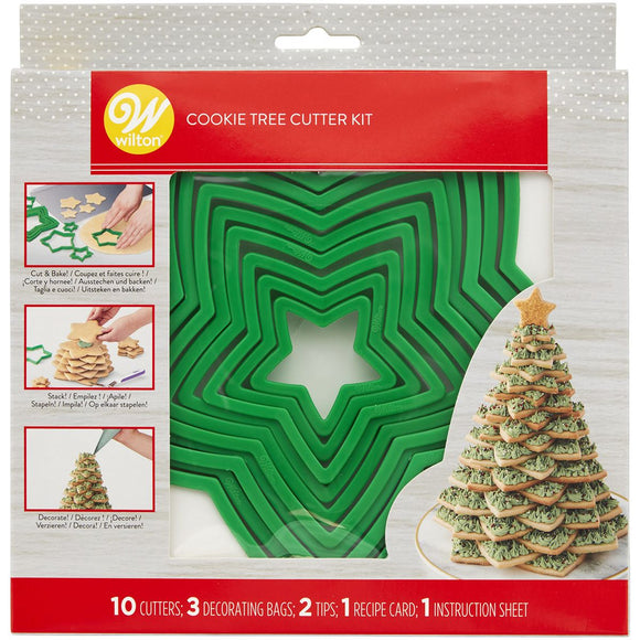 Wilton Koekjes Kerstboom Uitsteker Set/15