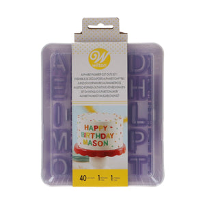 Wilton Cut-Outs Alphabet & Numbers Set
