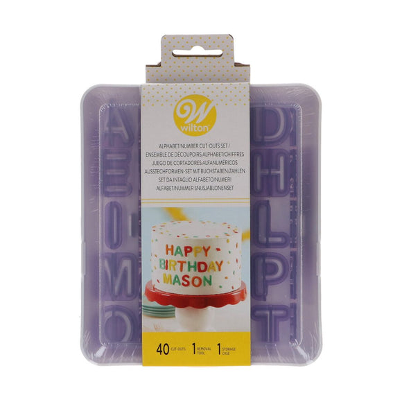 Wilton Cut-Outs Alphabet & Numbers Set