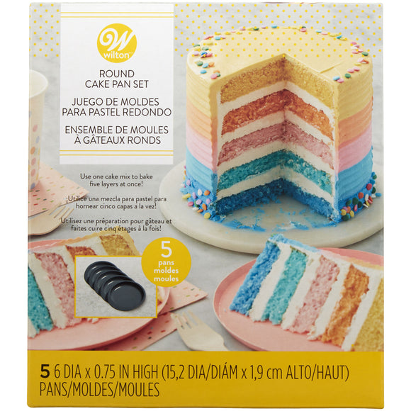 Wilton Cake Pan Easy Layers 15cm Set/5