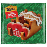 Wilton Koekjesuitsteker 3D Kerstslee set/4