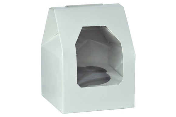 FunCakes Cupcake doosje 1 st Wit (incl. tray met venster)