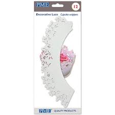 PME Cupcake Wrappers Flowers White pk/12