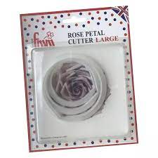 FMM Large Rose Petal Cutter Set 3 stuks