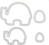 FMM Mummy and Baby Elephant Cutter Set/4