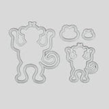 FMM Mummy and Baby Monkey Cutter Set/4