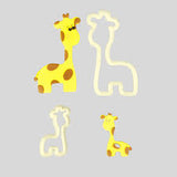 FMM Mummy & Baby Giraffe Cutter Set 2 stuks