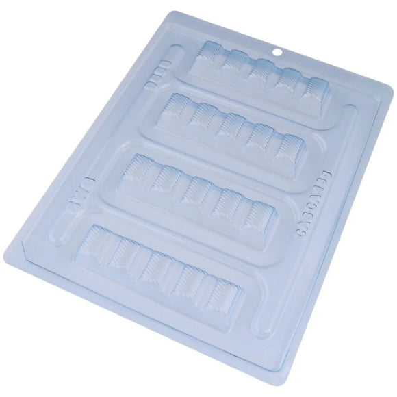 BWB Chocolate Mould 3 delig Kleine Chocoladerepen Truffelvulling