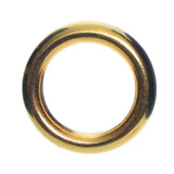 Taartdecoratie Ringen Goud Plastic Ø2,5cm (2 stuks)