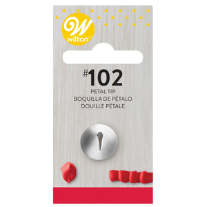 Wilton Decorating Tip #102 Petal Carded