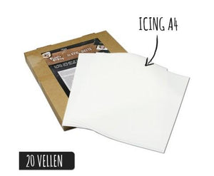 Icing Sheets voor eetbaar printen pak 20 stuks