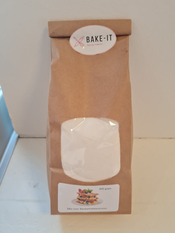 Bake-It Mix voor Banketbakkersroom 500 gram