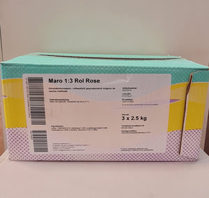 Marsepein Zeelandia Roze 1:3 7,5 Kilo  (3x 2,5 kilo)