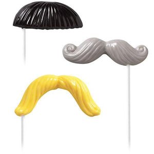 Wilton Lollipop Mold Mustache Fun Face